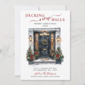 新しいホールをデッキニューホームクリスマスムービング 案内状 (正面)