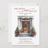 新しいホールをデッキニューホームクリスマスムービング 案内状 (正面)