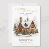 新しいホールをデッキニューホームクリスマスムービング 案内状 (正面)