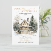 新しいホールをデッキニューホームクリスマスムービング 案内状 (スタンド正面)