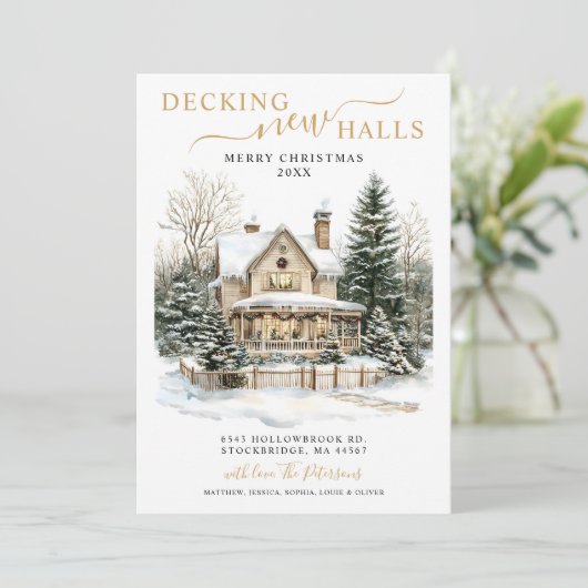 新しいホールをデッキニューホームクリスマスムービング 案内状 (スタンド正面)