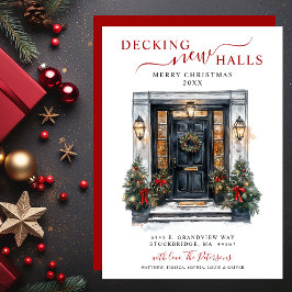 新しいホールをデッキニューホームクリスマスムービング 案内状