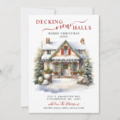 新しいホールをデッキニューホームクリスマスムービング 案内状 (正面)