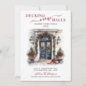 新しいホールをデッキニューホームクリスマスムービング 案内状 (正面)