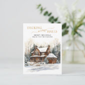 新しいホールをデッキニューホーム素朴クリスマスムービング 案内ポストカード (スタンド正面)