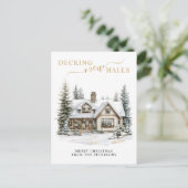 新しいホールをデッキニューホーム素朴クリスマスムービング 案内ポストカード (スタンド正面)