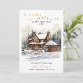 新しいホールをデッキニューホーム素朴クリスマスムービング 案内状 (スタンド正面)