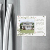 新しいホールをデッキ磁気クリスマスカードを移動 マグネット招待状