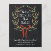 新しいホールを動かす黒板 ポストカード (正面)