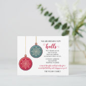 新しいホールを飾る可愛い告知 ポストカード (スタンド正面)