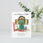 新しいホールを飾る ホリデーシーズン引越しのお知らせ シーズンポストカード (スタンド正面)