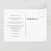 新しいホールを飾る ホリデーシーズン引越しのお知らせ シーズンポストカード (裏面)