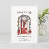 新しいホールを飾る 移動のお知らせ ホリデーカード (スタンド正面)