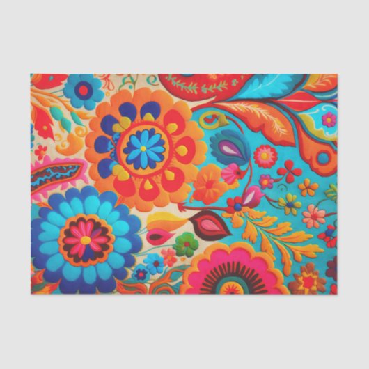 新しいボヘミア1美しいデカ鮮やかップ紙 薄葉紙 (正面)