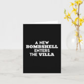 新しいボンシェルがヴィラアイランドラブテレビシュに入る カード (黄色い花)