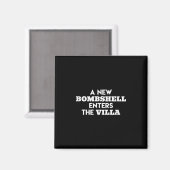 新しいボンシェルがヴィラアイランドラブテレビシュに入る マグネット (正面/裏面)