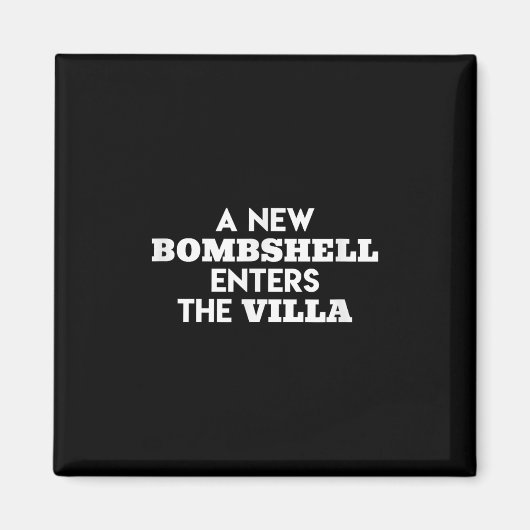 新しいボンシェルがヴィラアイランドラブテレビシュに入る マグネット (正面)