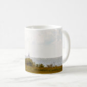 新しいポイント心地よい灯台 コーヒーマグカップ (正面右)