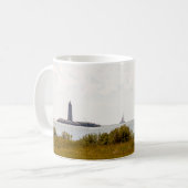 新しいポイント心地よい灯台 コーヒーマグカップ (正面左)