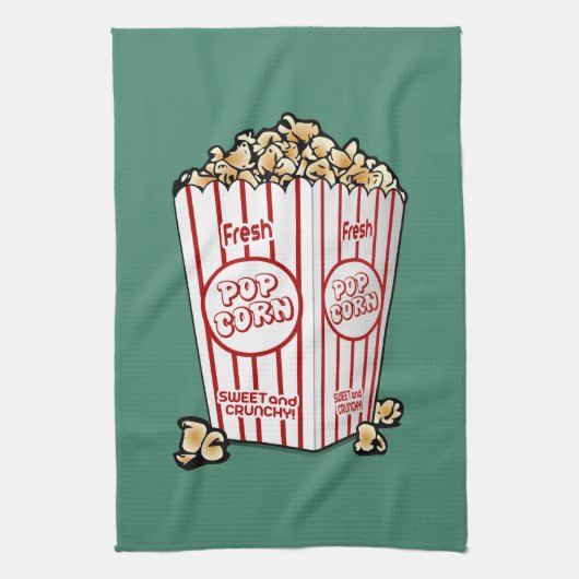 新しいポップコーン キッチンタオル (縦)