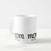 新しいママになったお母さんへのギフト コーヒーマグカップ (正面左)