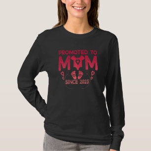 新しいママのためにMommy 2023に昇進Mo Tシャツ