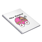 新しいママのベビーガールギフト ノートブック (右側)