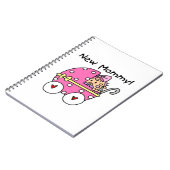 新しいママのベビーガールギフト ノートブック (左側)