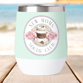 新しいママのユーモア、コーヒーは私たちの唯一の希望パステルティール（緑がかった色）