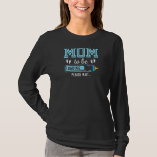新しいママの日ママがPをロードする女性 Tシャツ