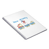 新しいママをトレーニングする男の子のプレゼント ノートブック (右側)