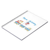 新しいママをトレーニングする男の子のプレゼント ノートブック (左側)