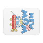 新しいママ男の子のプレゼント マグネット (横)