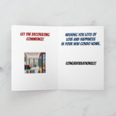 新しいマンションへの引越しのお祝い カード (内部)