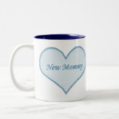 新しいマームマグブルー ツートーンマグカップ (左)