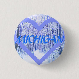 新しいミシガン州の冬PERIHEART PIN 缶バッジ