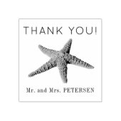 新しいミスターとミセスの名前の宛先ウェディング感謝していユーズ ラバースタンプ (インプリント)