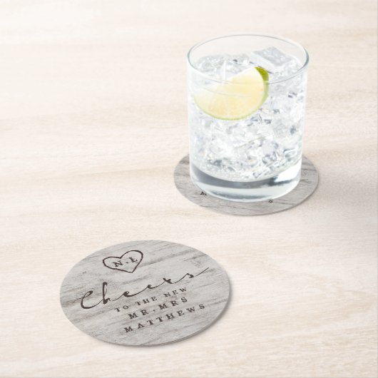 新しいミスターに彫刻されたスウィートアーツ応援。そしてミセス ラウンドペーパーコースター (インサイチュ)