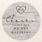 新しいミスターに彫刻されたスウィートアーツ応援。そしてミセス ラウンドペーパーコースター (正面)