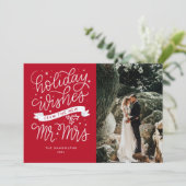 新しいミスターの休日の希望そしてミセス(レッド) シーズンカード (スタンド正面)