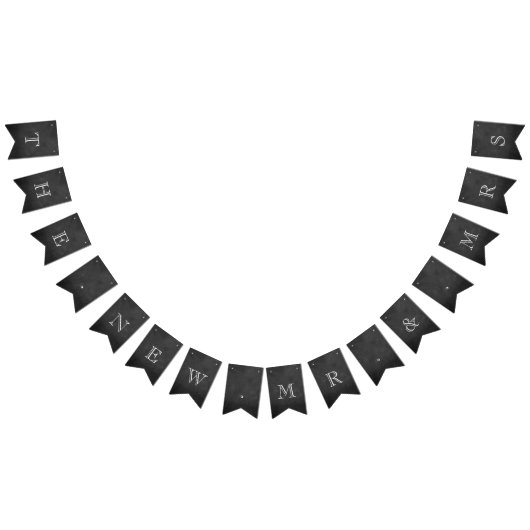 新しいミスター・アンド・ミセス・カルカー結婚ボード バンティングフラッグ (全)