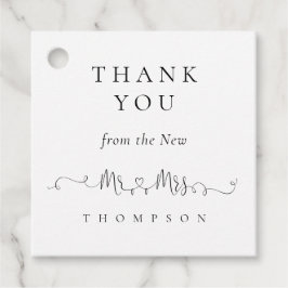 新しいミセスリングや輪ハートスクリプト結婚ありがとう フェイバータグ