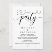 新しいミセス・アンド・ミセスの駆け結婚落ちディナーパーティー 招待状 (正面)