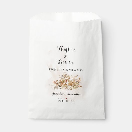 新しいミセス・オータムのハグ&キス秋ユーカリ フェイバーバッグ (正面)