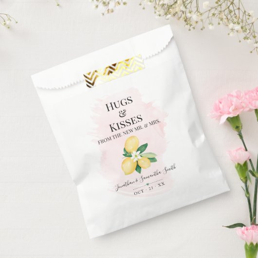 新しいミセス・レモン・ピンク・シャワーのハグ&キス フェイバーバッグ (封をした状態)