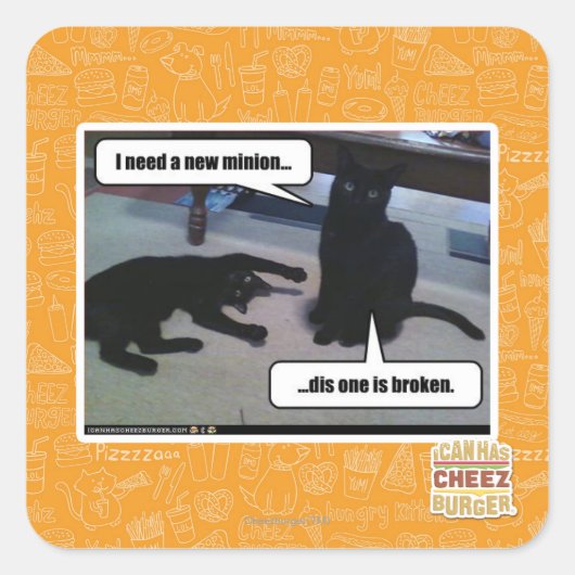 新しいミニオンが必要 スクエアシール (正面)