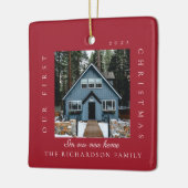 新しいミニマルホームで初めてのクリスマス2の写真 セラミックオーナメント (左)