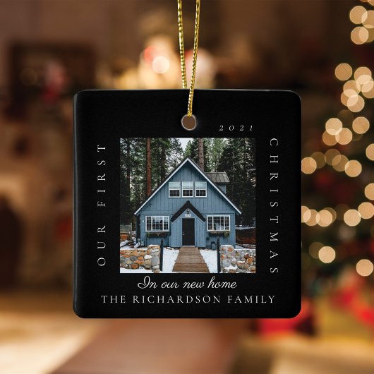 新しいミニマルホームで初めてのクリスマス2の写真 セラミックオーナメント