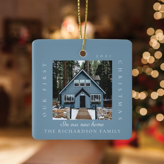 新しいミニマルホームで初めてのクリスマス2の写真 セラミックオーナメント