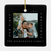 新しいミニマルホームで初めてのクリスマス2の写真 セラミックオーナメント (裏面)